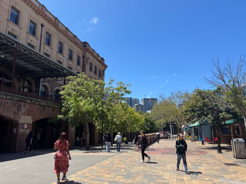 Arrival on Sunny Day, Sydney