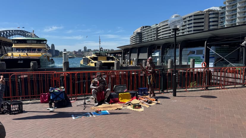 Circular Quay and Kangaroo Steak, Sydney